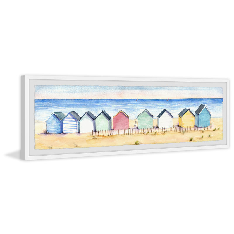 «Beach Veuillez» par Marmont Hill - reproduction de cadre photo, H 10 po x l 30 po x P 1,5 po