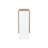 Gateleg Folding Table Space-Saving with Compact Design, White / Macadamia - Living Room