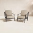 Tamarin Patio Aluminum Club Chairs With Sunbrella® Cushions (Set of 2)