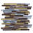 12" x 12" Marble Mosaic Linear Wall & Floor Tile