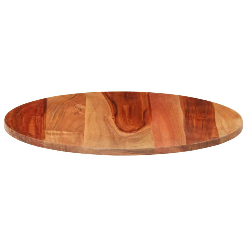  Table Top Brown Solid Sheesham Wood 19.7 In Diameter Durable