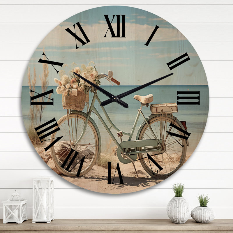Horloge murale en bois massif Wroblewski, Très grand