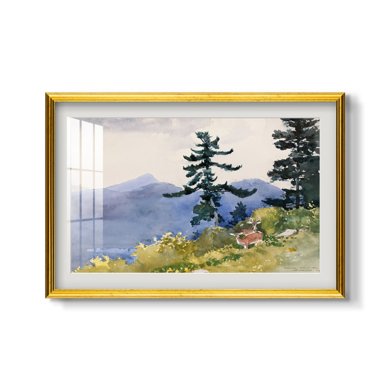 North Woods Club, Adirondacks, 1892 - Winslow Homer - Estampe encadrée sur mesure, 16x22 INNER SIZE