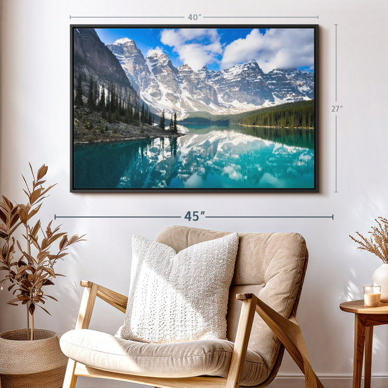«Beauty Of Banff», reproduction sur toile, H 27 po x l 40 po