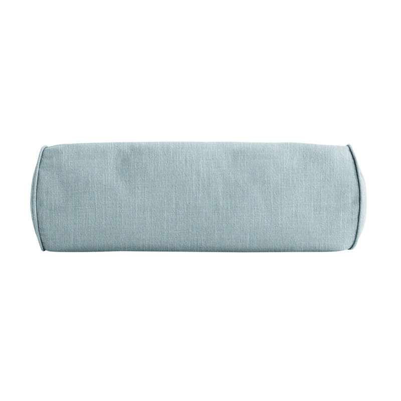  Housse et insert de coussin en polyester pour l'intérieur et l'extérieur, H 8 po x l 20 po, Bleu clair