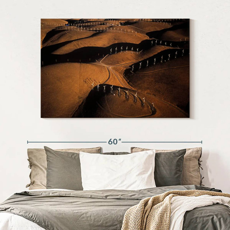 Lilie Altamont Pass Wind Farm, 34" H x 51" W