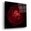 Art mural épique «Red Flower on Black 05» par Tom Quartermaine-101672287