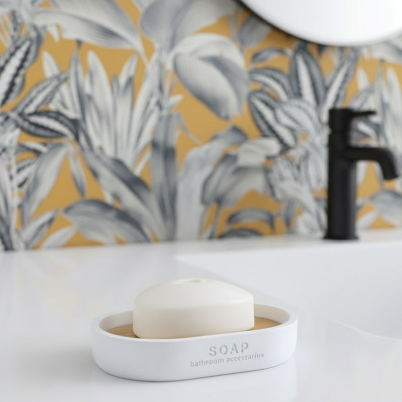 Porte-savon Willis, Blanc