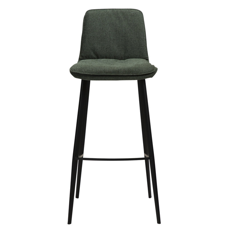 Fierce Upholstered Bar Stool, Green