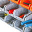 30 Piece Storage Bins and Backboards Tool Organiser Box Set