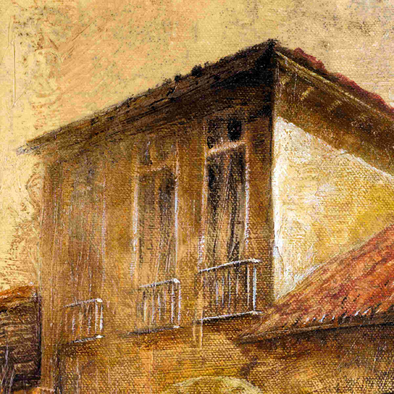 «Tuscan Montage 5», reproduction sur toile tendue, L 20 po x H 20 po