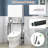 Over The Toilet Storage Cabinet Free Standing Toilet Rack With Adjustable Shelf-1401255319