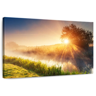 Lever de soleil sur la rivière Alvord Seret