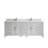 84'' Double Bathroom Vanity with Quartz Top-73455613