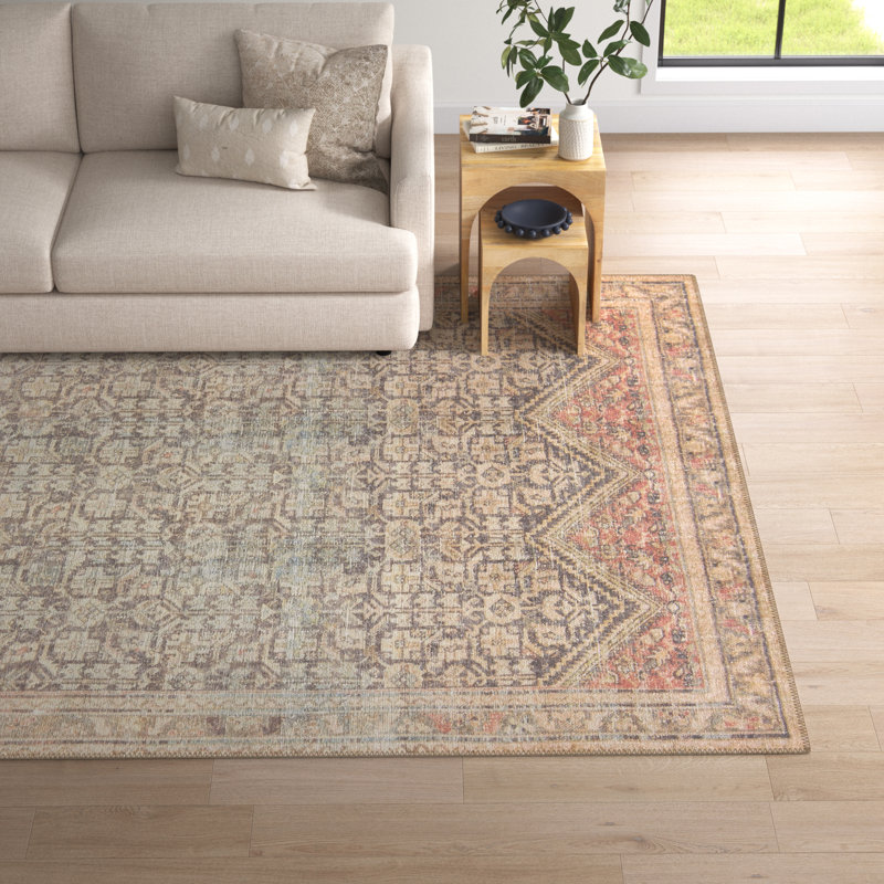 Rayburn Area Rug in Charcoal/Multi, Rectangle 8'4" x 11'6"