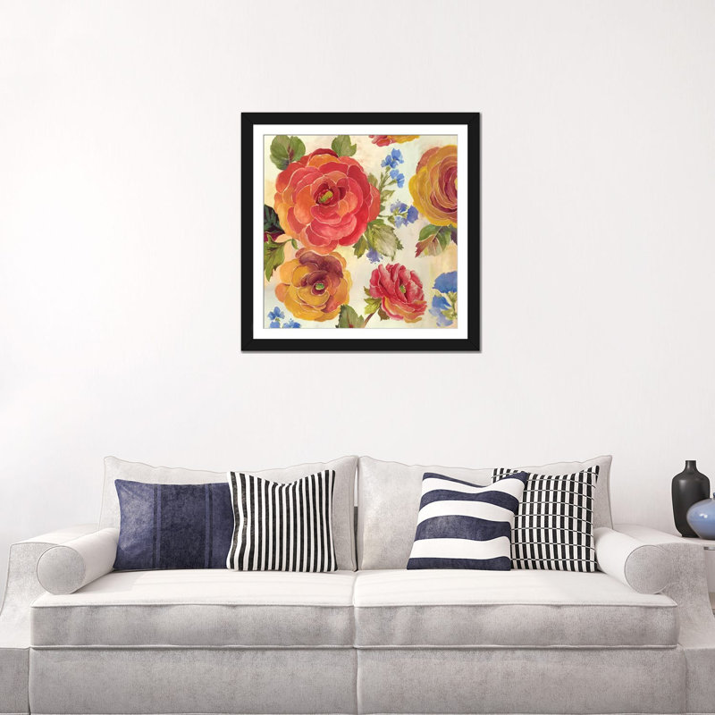 « amelia », reproduction sur toile, Papier d'art encadré noir, Blanc, H 24 po x l 24 po x P 1 po
