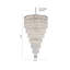 Lustre en cristal 7 lumières Transitional