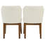 Ensemble de 2 chaises de salle à manger Ellis - Lin beige