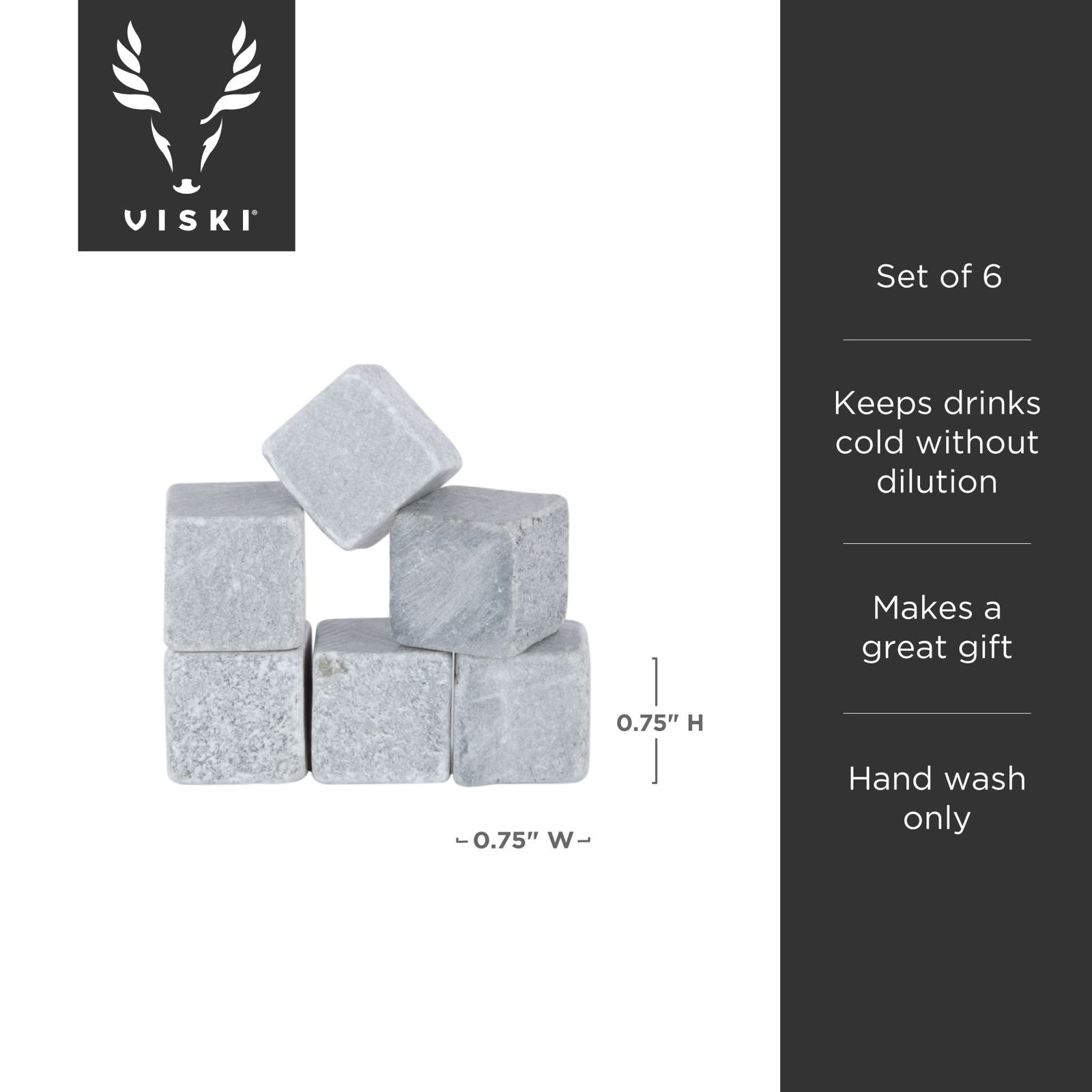 Glacier Rocks Soapstone Whiskey Rock