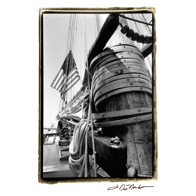 Set Sail V by Laura DeNardo - Wrapped Canvas Print