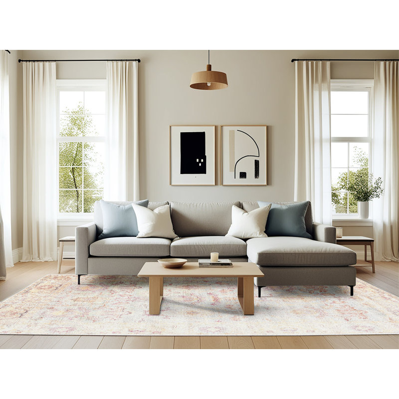 Southwestern Indoor Rug, Rectangle 6' x 9'