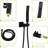 Ceiling Mounted Shower With Waterfall Tub Spout & Us Standard Thread - Bronze System 1.8 Gpm Flow Oil Rubber-118625426