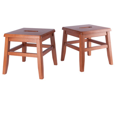Tabouret d'appoint en bois massif Mariani