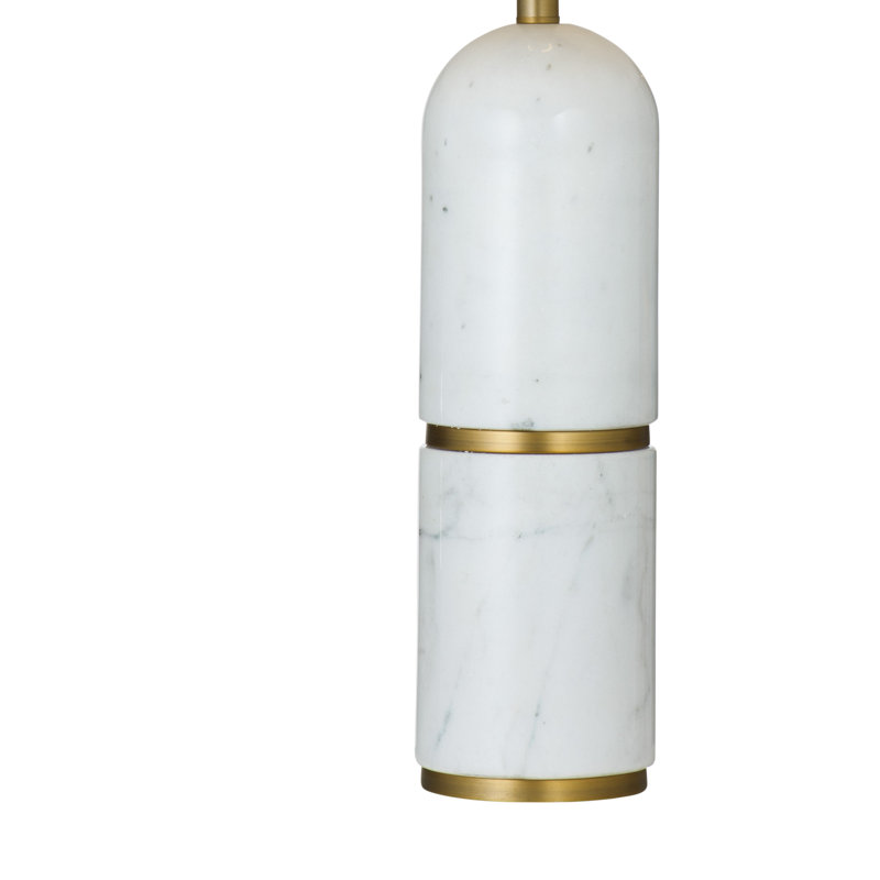 Dresden 34" Black & Brass Table Lamp