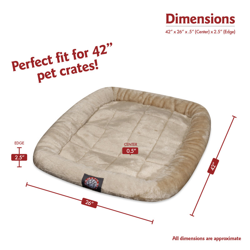 Pet Bed, Honey, Large (26" W x 42" D x 2" H)