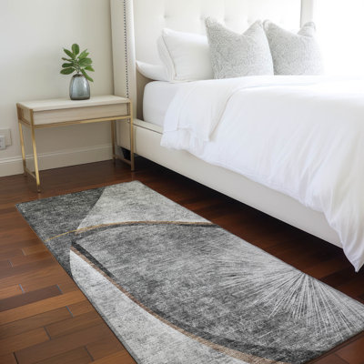 Tapis intérieur / extérieur Karsyn avec envers antidérapant