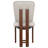 6 Pieces Extendable Wood Dining Table Set with Bench