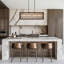 4-Light Kitchen Island Handcrafted Crystal Chandelier
