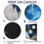 Bleu, noir, astrologie, balance cosmique, balance, astronomie, balance, art mural, salon-1019716030-1019716000