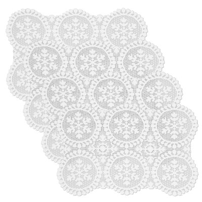 Whiteville Polyester Abstract Rectangle Placemat