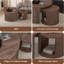 Ensemble de 2 tables basses rondes gigognes, petites tables basses 31,5 "et petites 18"