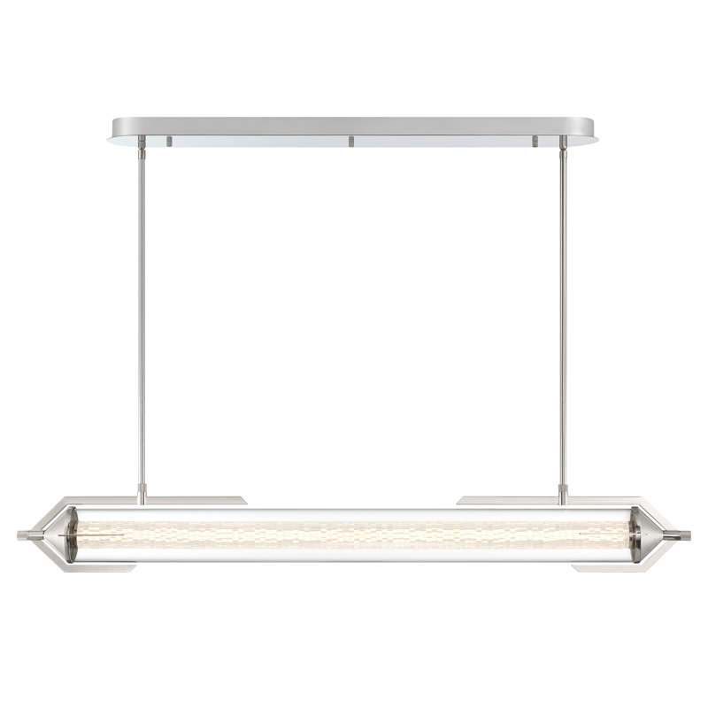 Espada 1 Light Chandelier, Polished Nickel