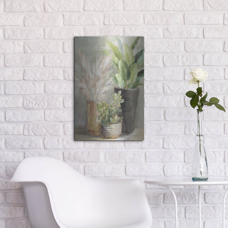  «Interior Garden 3» par Danhui Nai, art mural en métal, H 24 po x l 16 po