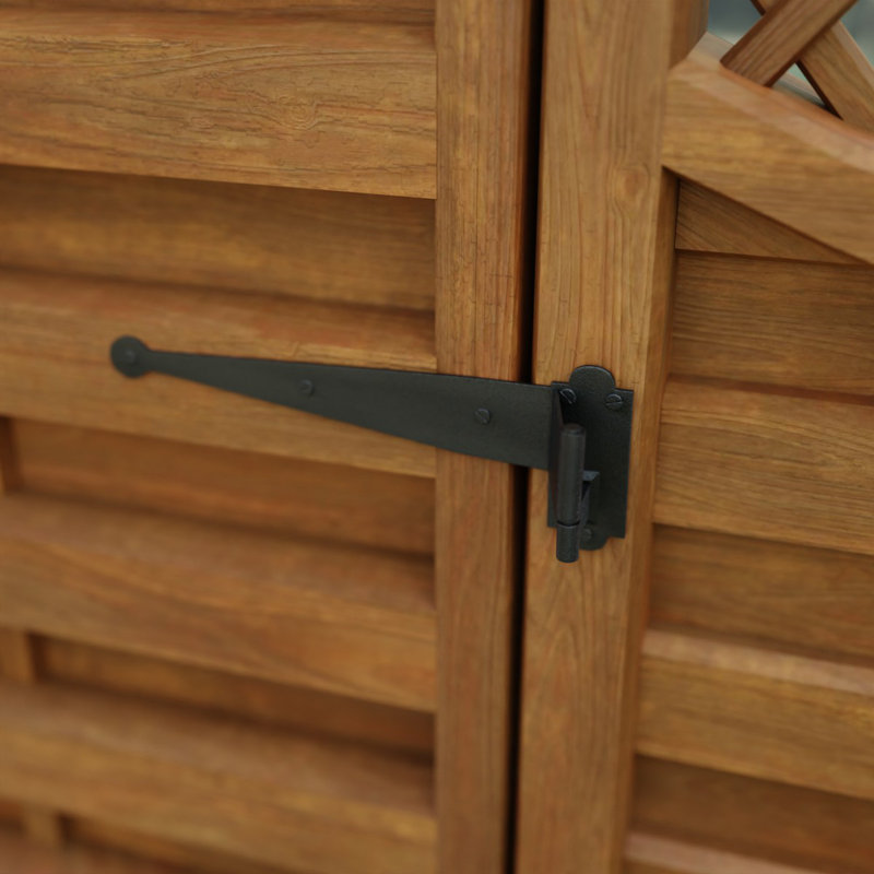 Charnière de porte simple à fixation en surface H 3,5 po x l 12 po