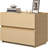 Commode empilable 2 tiroirs, petites commodes pour garde-robe, 23,6 po-1365286628