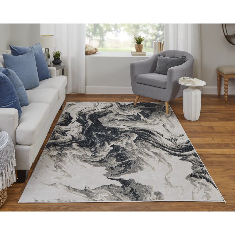 Rectangle Rolfes Area Rug, Rectangle 3'11" x 6'
