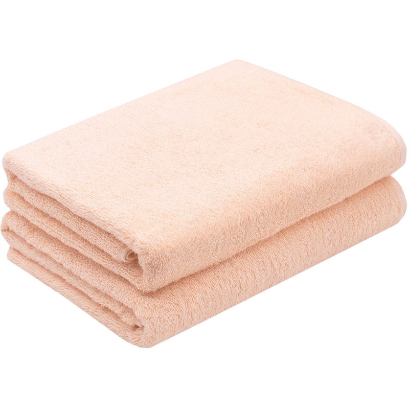 Midweight Bath Towel, Apricot