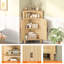 Petite armoire d'angle avec 1 tablette réglable