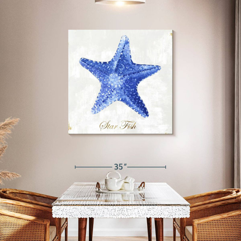 Étoile de mer bleue Brampt