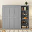 Lit escamotable mural avec tablettes Murphy-491991835-491991838
