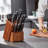 VEVOR 25 Slot Acacia Knife Block