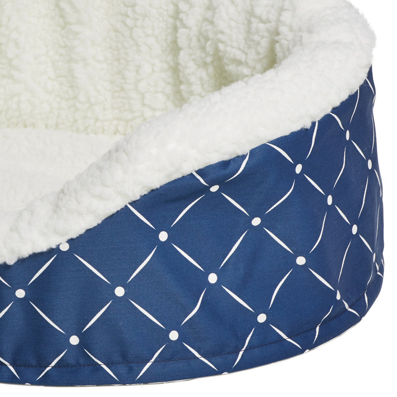 Lit de berceau orthopédique MidWest Homes for Animals Quiet Time Couture, Bleu, l 42 po x P 28 po x H 8 po