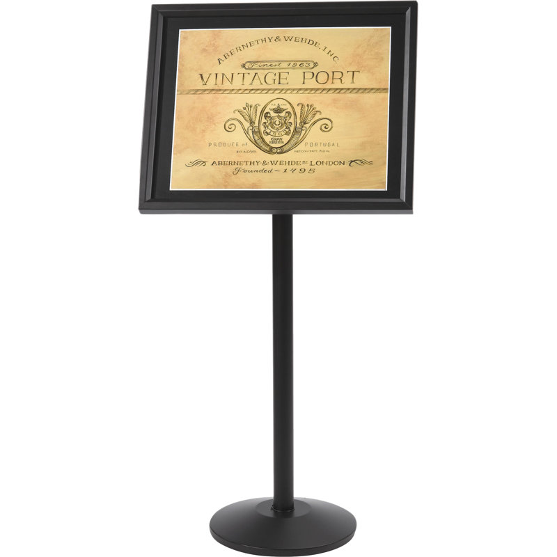 Single Pedestal Broadcaster, Black