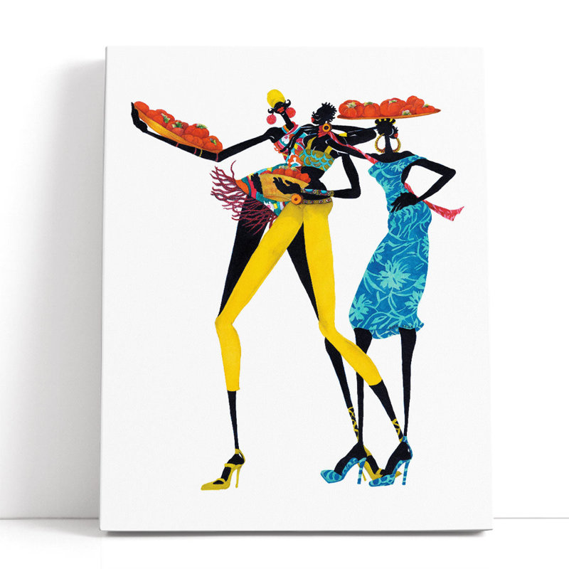 Jolie - reproduction d'art sur toile, H 45 po x l 36 po