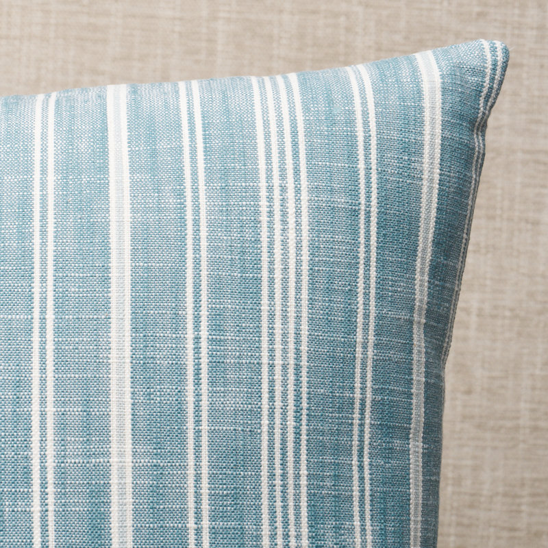 Coussin Schumacher x Mark D. Sikes, Bleu, H 18 po x l 18 po, Carrée