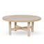 Table basse ronde en bois naturel Kokomi (40 po)